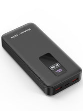 Power Bank, 20000mAh Tragbares Ladegerät 22,5W Externe Akku Schnell Aufladende PD3.0 QC4.0 USB C Input & Output mit LED Display Höchstleistung für iPhone (Black, 20000mah Fast Charge Power Bank)