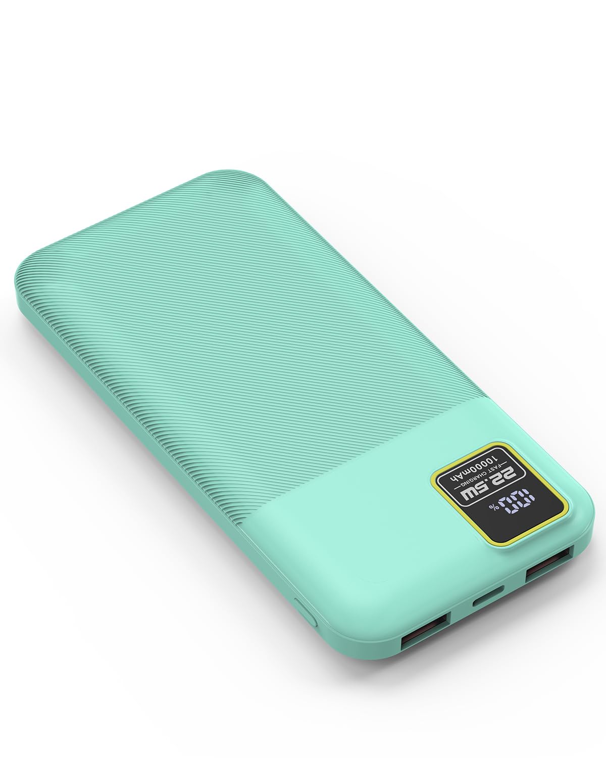 Power Bank Portable Charger 22.5W Fast Charging, 10000mAh Battery Pack for iPhone, PD QC 3.0 PowerBank USB C Input & Output (Dark Blue + Green, 22.5W Fast Charge Power Bank)